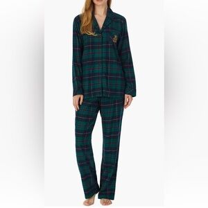 Ralph Lauren Plaid Flannel Pajamas